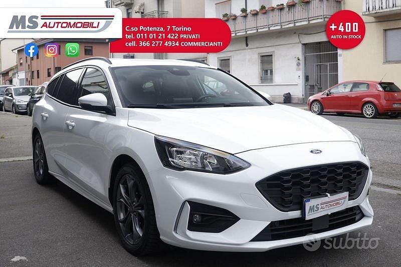 Usata Ford Focus ST-Line 120 CV (88 kW) 2021 Bianco Station wagon