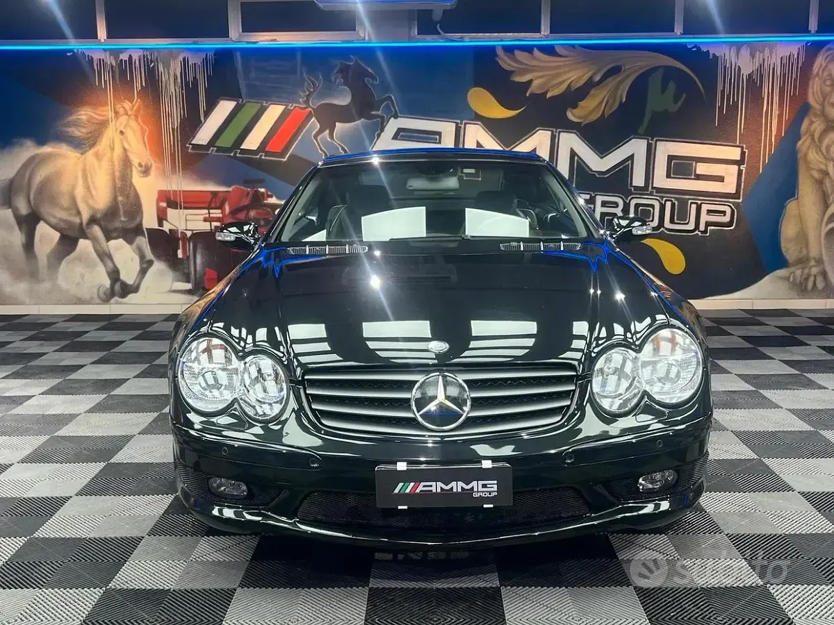 Usata Mercedes SL500 306 CV (225 kW) 2002 Nero Cabrio