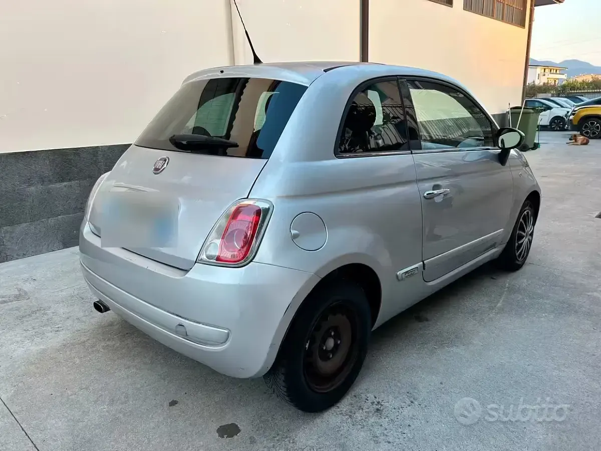 Usata Fiat 500 100 CV (73 kW) 2009 Grigio Cabrio