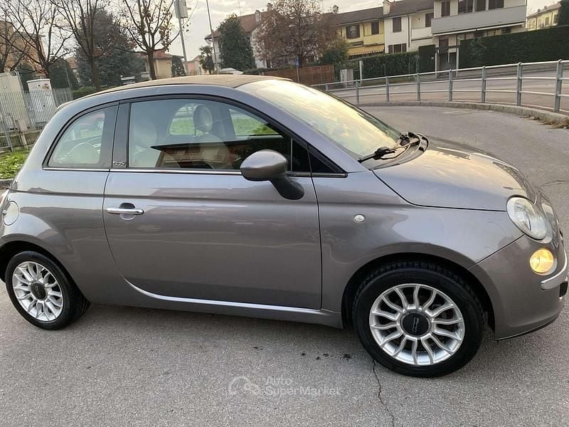 Usata Fiat 500C Lounge 69 CV (50 kW) 2011 Grigio Cabrio