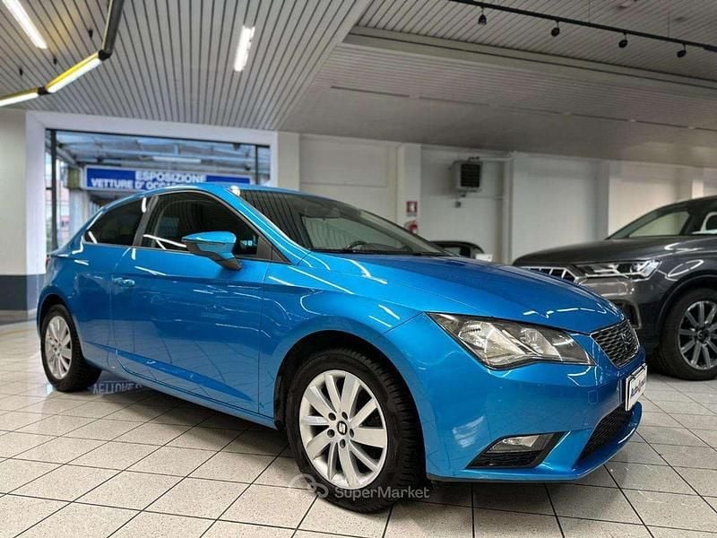 Occasion Seat Leon Reference 90 ch (66 kW) 2014 Bleue Coupé