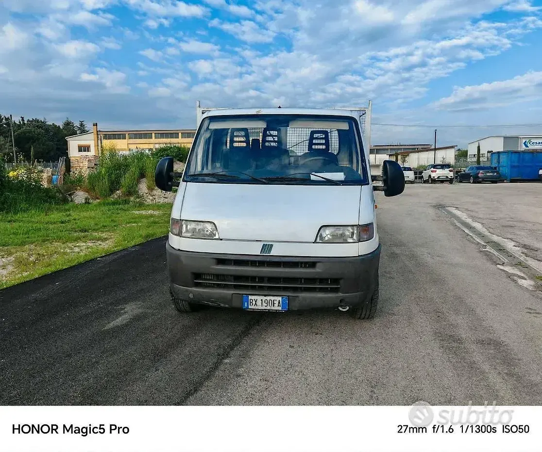 Usata Fiat Ducato 86 CV (63 kW) 2001 Bianco Furgone