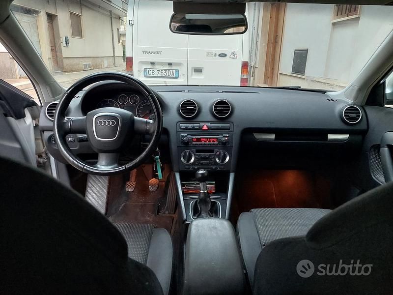 Usata Audi A3 Ambition 140 CV (102 kW) 2007 Grigio Berlina