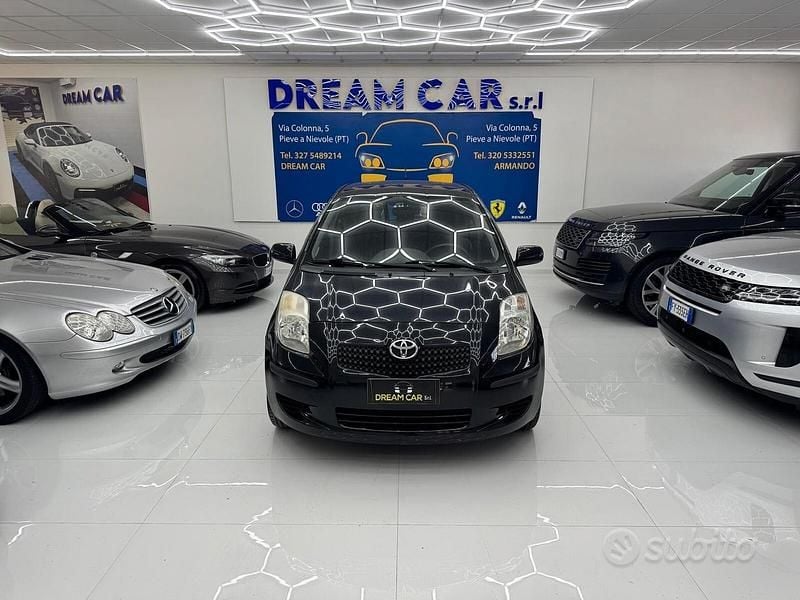 Usata Toyota Yaris 69 CV (50 kW) 2008 Nero Berlina