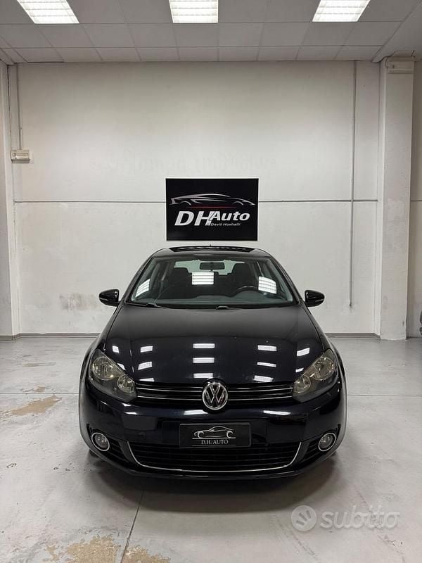 Usata VW Golf VI Highline 122 CV (89 kW) 2011 Nero Utilitaria