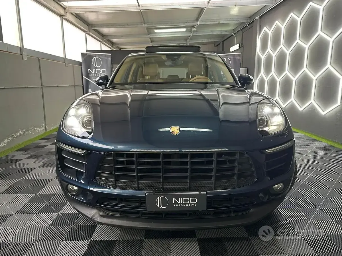 Usata Porsche Macan 250 CV (183 kW) 2016 Blu SUV