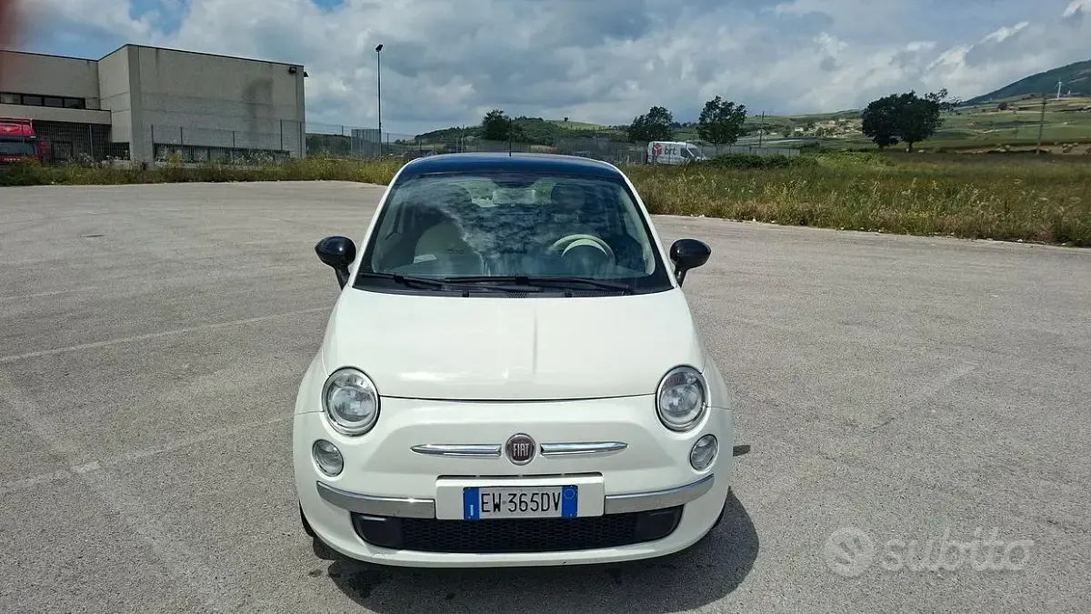Usata Fiat 500 Lounge 69 CV (50 kW) 2016 Bianco Berlina