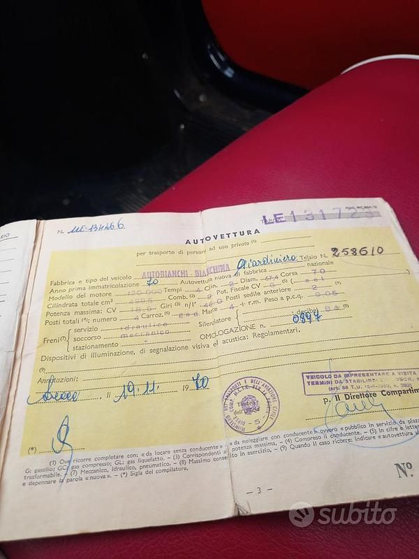 Usata Fiat 500L 1970 Blu Monovolume