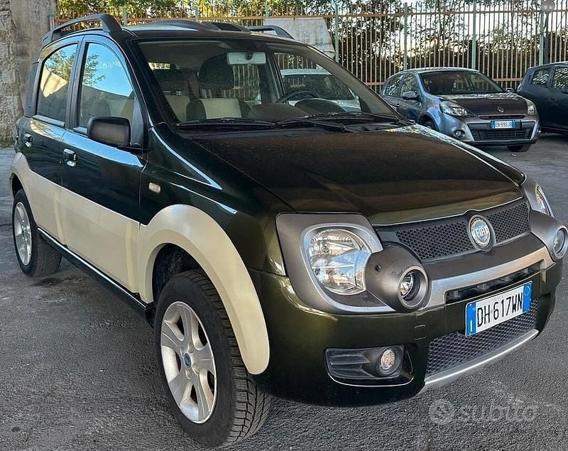 Usata Fiat Panda Cross Cross 74 CV (54 kW) 2007 Verde Utilitaria