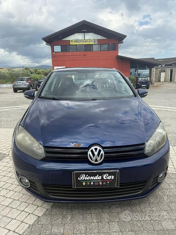Usata VW Golf VI 2008 Blu Utilitaria
