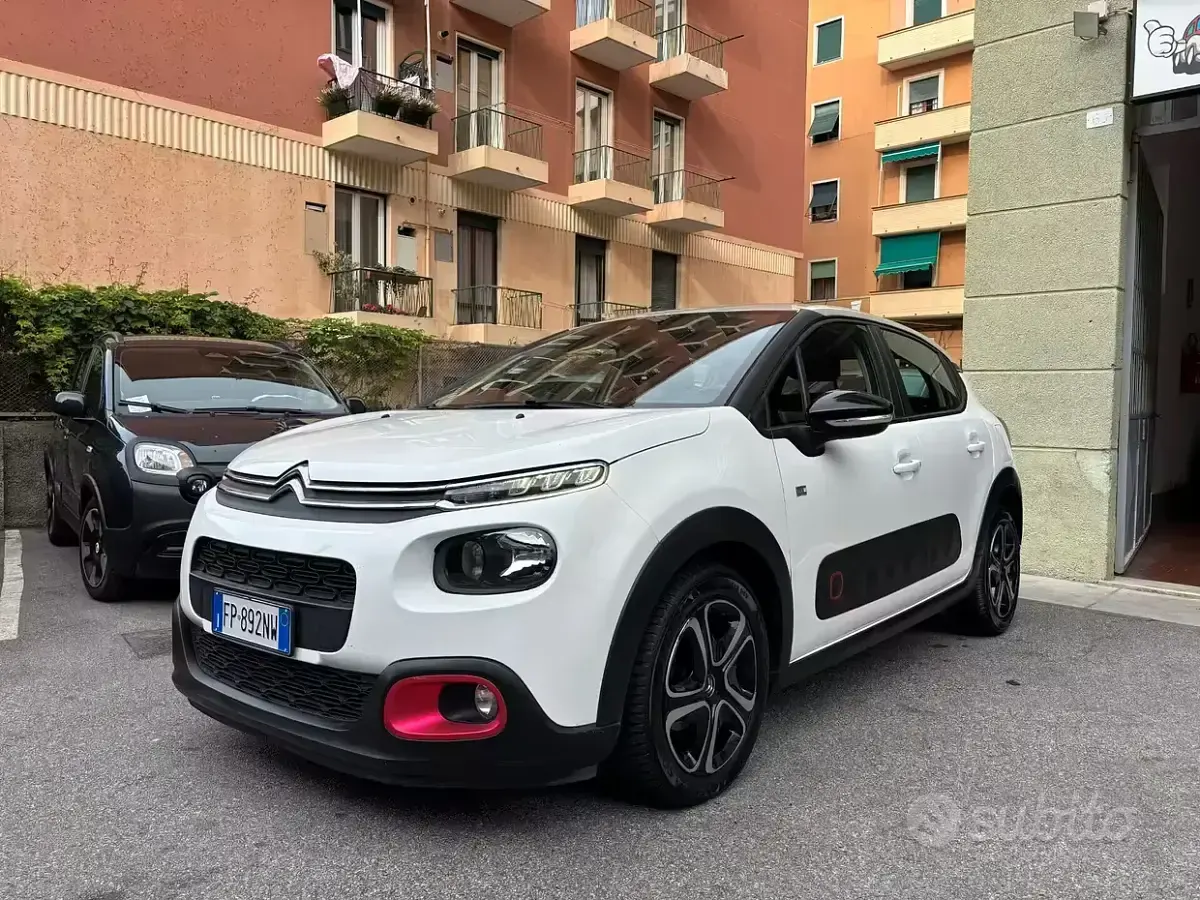 Usata Citroën C3 Shine 75 CV (55 kW) 2018 Bianco Utilitaria