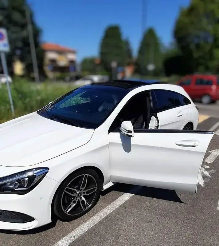 Usata Mercedes CLA200 Shooting Brake Premium 136 CV (100 kW) 2017 Bianco Station wagon