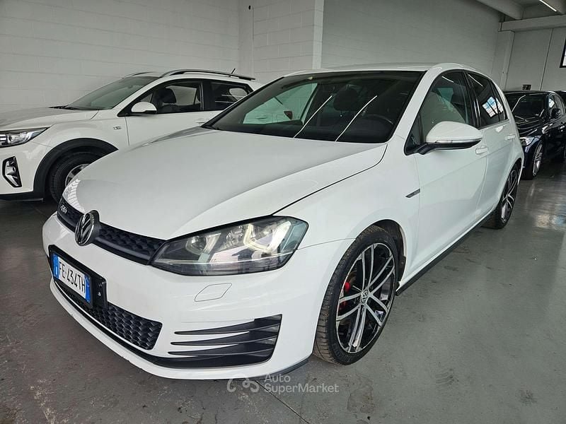 Usata VW Golf VII GTD 184 CV (135 kW) 2016 Bianco Berlina