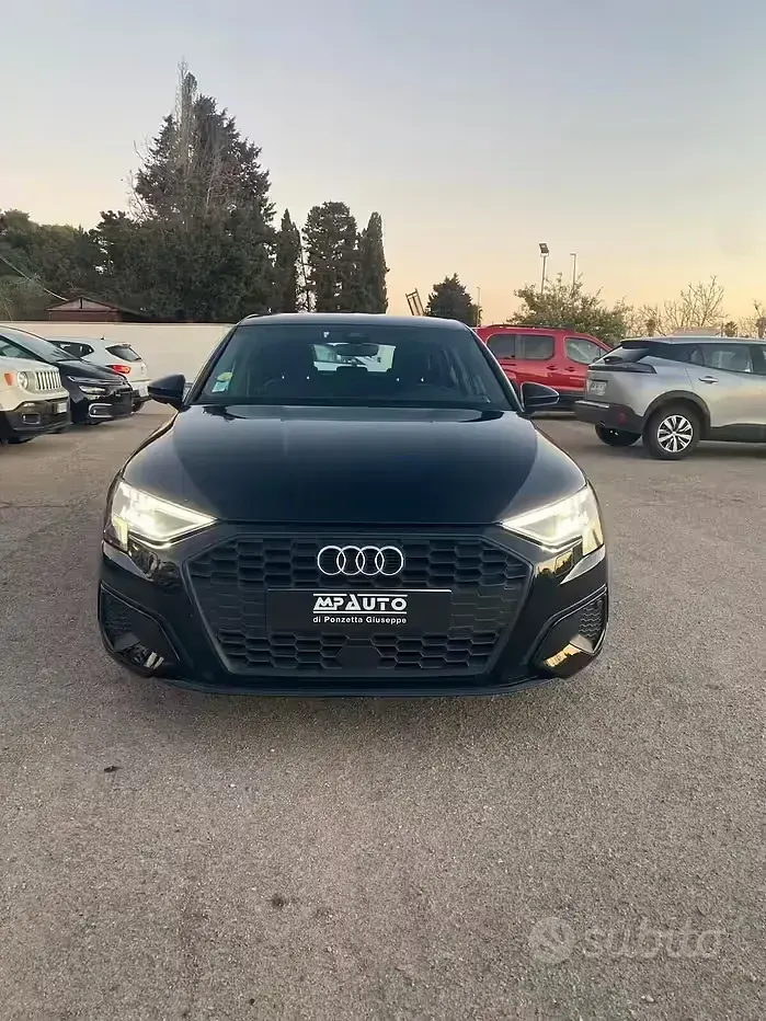 Usata Audi A3 Advanced 116 CV (85 kW) 2021 Nero Berlina