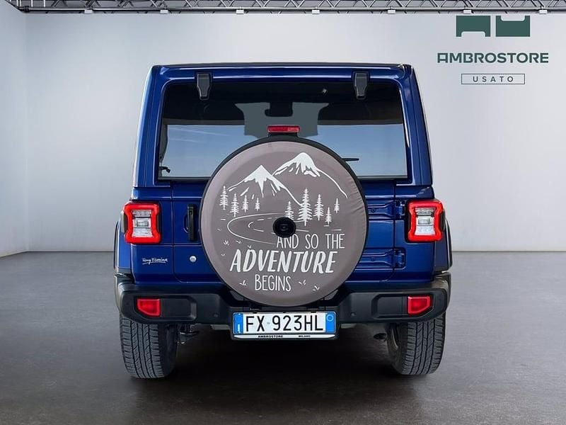 Usata Jeep Wrangler 272 CV (200 kW) 2019 Blu SUV