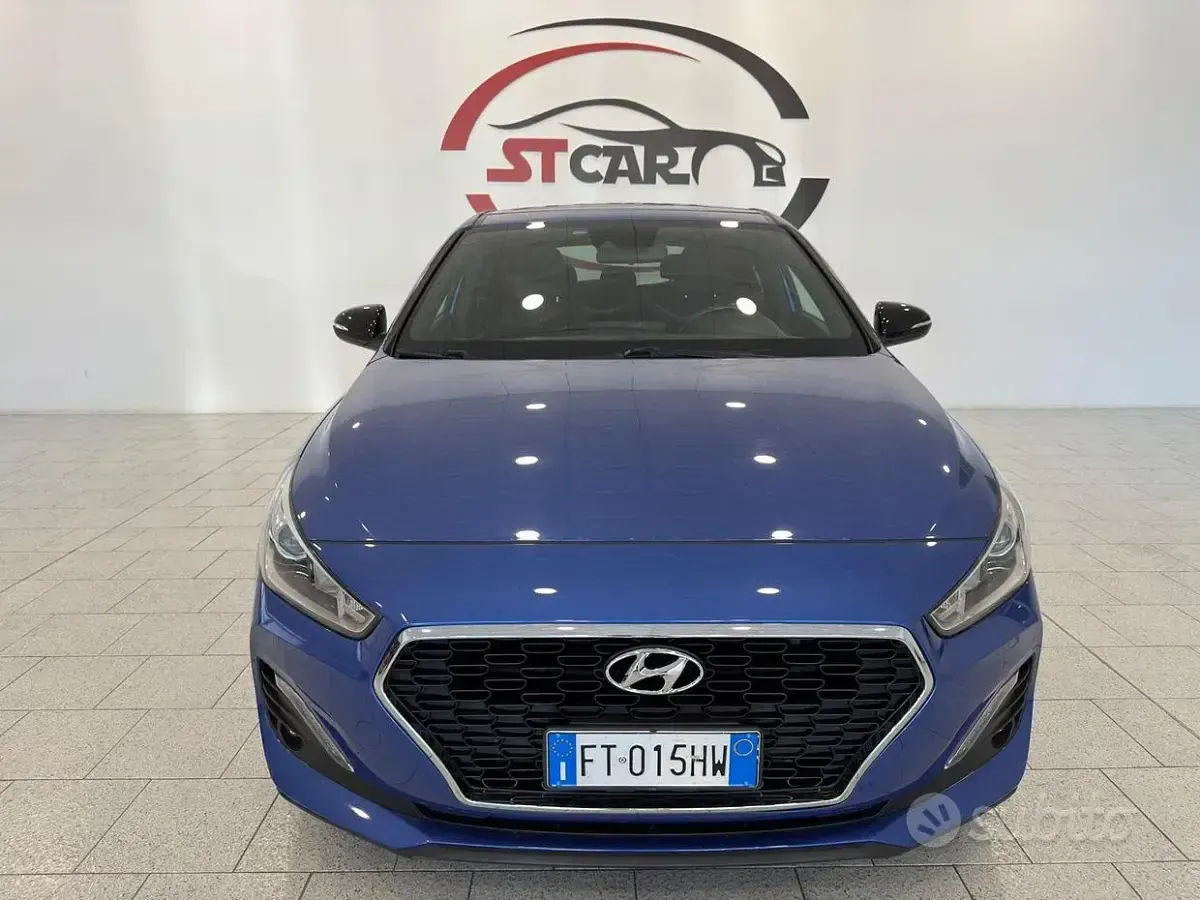 Usata Hyundai i30 Style 110 CV (80 kW) 2019 Bluazzurro Berlina