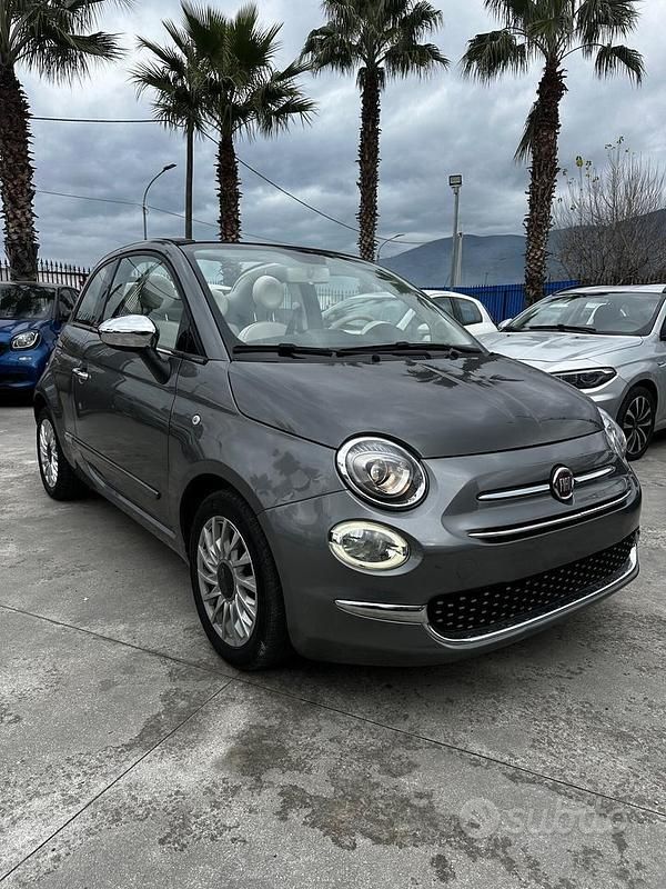 Usata Fiat 500C Lounge 69 CV (50 kW) 2018 Grigio Cabrio