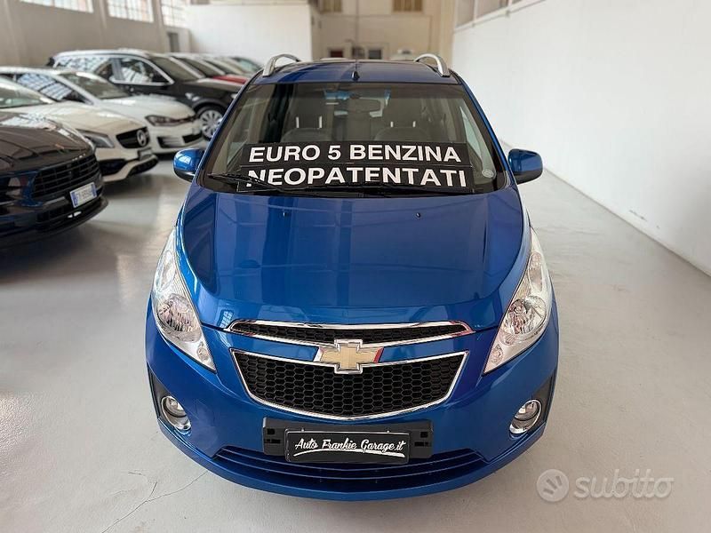 Usata Chevrolet Spark LS 68 CV (50 kW) 2010 Blu Utilitaria