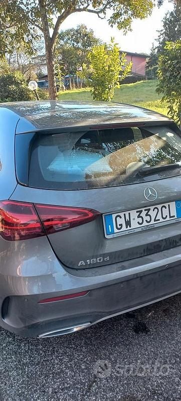 Usata Mercedes A180 Advanced Plus 136 CV (100 kW) 2024 Grigio Coupé
