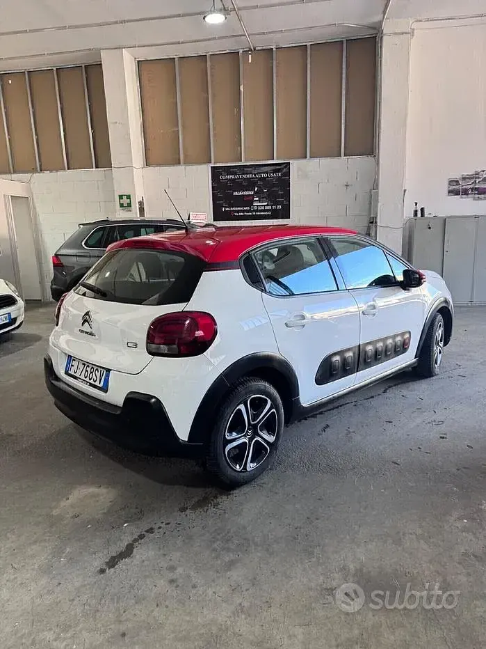 Usata Citroën C3 82 CV (60 kW) 2017 Bianco Berlina
