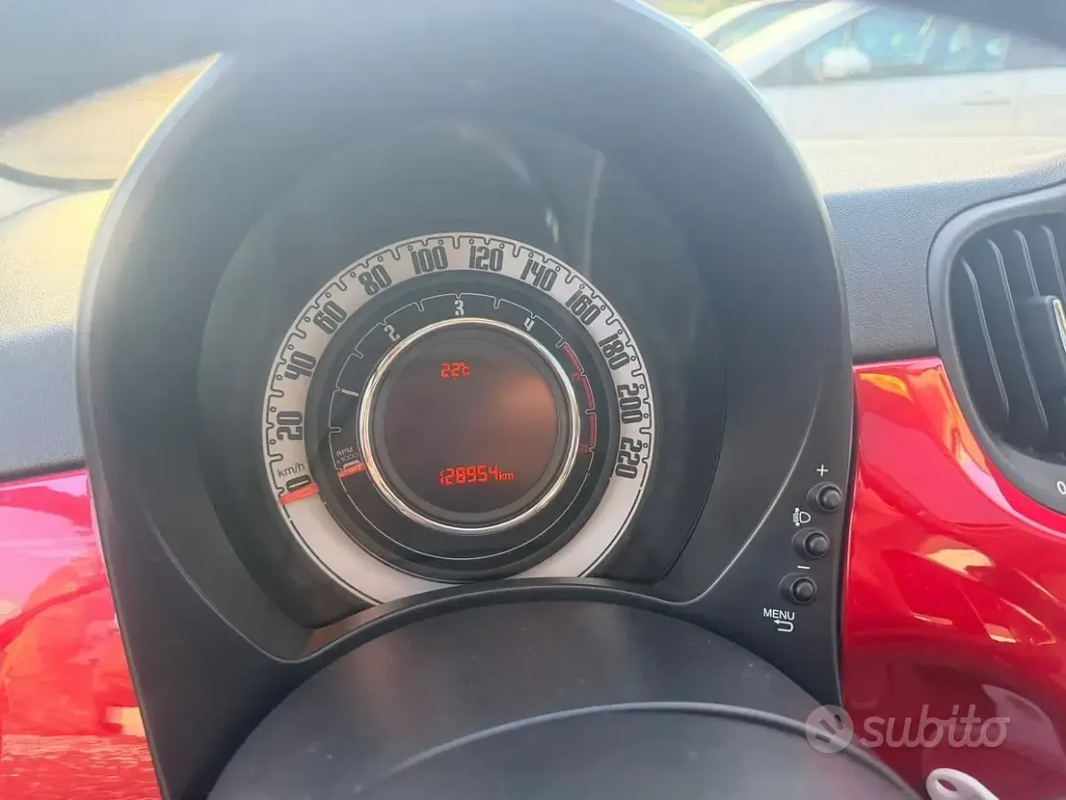 Occasion Fiat 500 Lounge 95 ch (69 kW) 2017 Rouge Berline