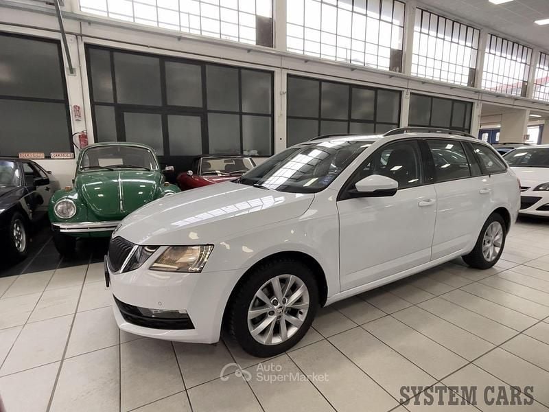 Usata Skoda Octavia G-TEC 110 CV (80 kW) 2018 Bianco Station wagon