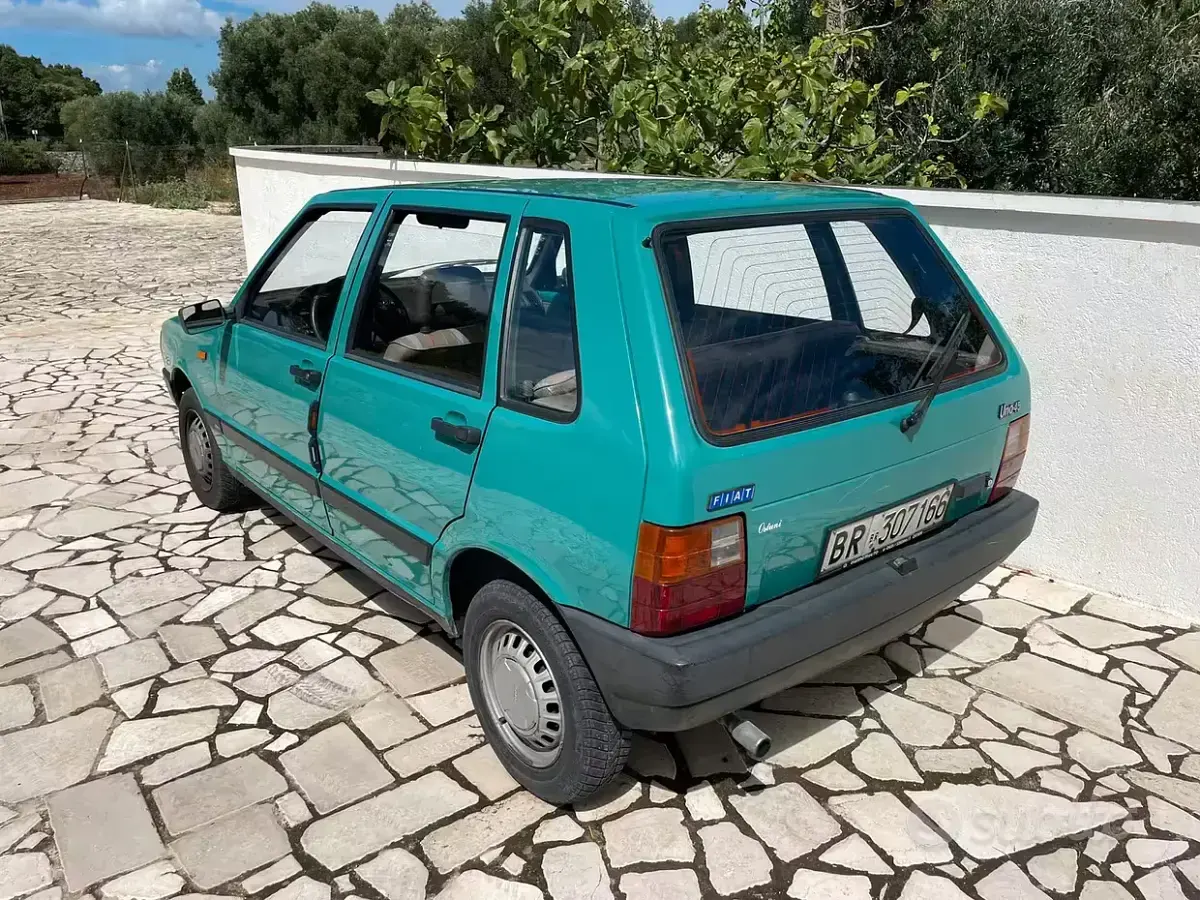 Usata Fiat Uno 45 CV (33 kW) 1989 Verde Utilitaria