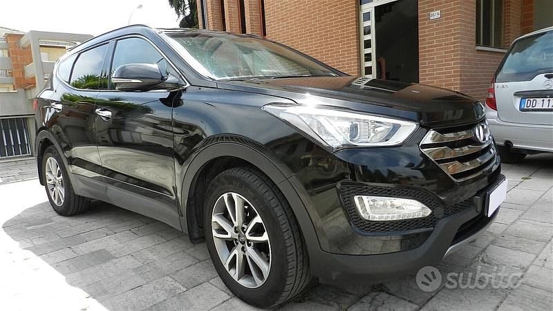 Usata Hyundai Santa Fe Comfort 150 CV (110 kW) 2014 Nero SUV