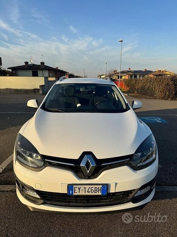 Usata Renault Mégane GrandTour 110 CV (80 kW) 2014 Bianco Station wagon