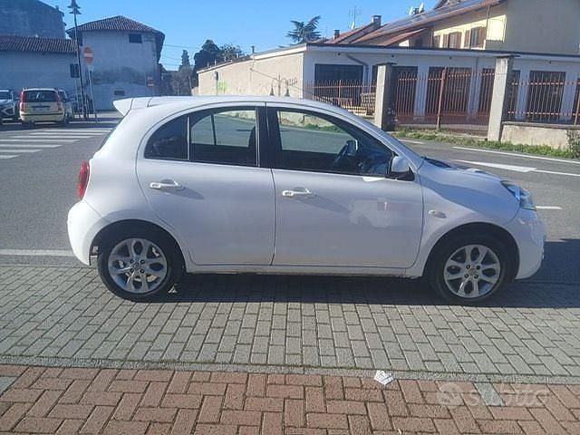 Usata Nissan Micra Acenta 80 CV (58 kW) 2013 Bianco Utilitaria