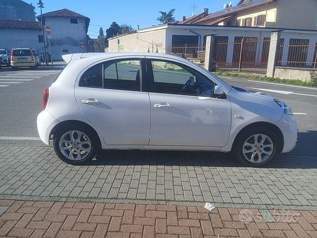 Second-hand Nissan Micra Acenta 80 CP (58 kW) 2014 Alb Hatchback