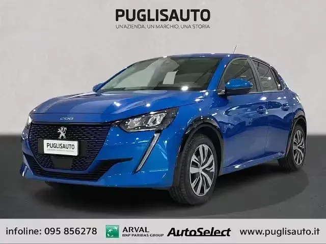 Usata Peugeot e-208 Active 56 kW (77 CV) 2020 Blu Utilitaria