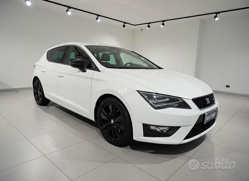 Usata Seat Leon FR 150 CV (110 kW) 2017 Bianco Berlina
