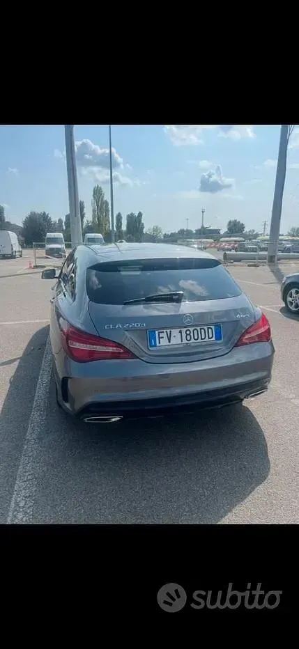 Usata Mercedes CLA220 170 CV (125 kW) 2019 Grigio Berlina