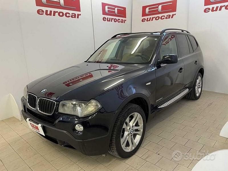 Usata BMW X3 177 CV (130 kW) 2009 Blu SUV