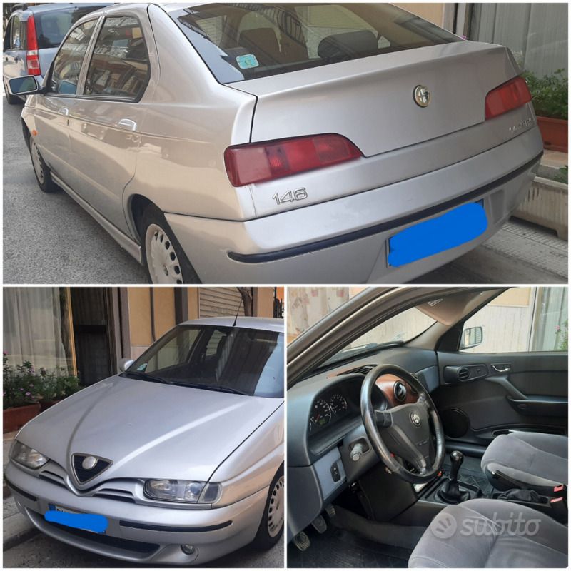 Grigio Usata 2000 Alfa Romeo 146 Due volumi | 2500 € (Molto cara) - Immagine 1/2