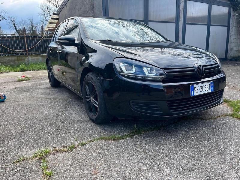 Usata VW Golf VI 2010 Nero Utilitaria