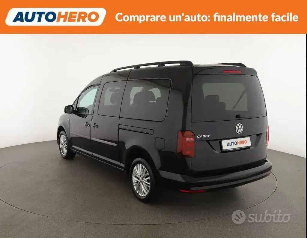 Usata VW Caddy 102 CV (75 kW) 2020 Nero Monovolume