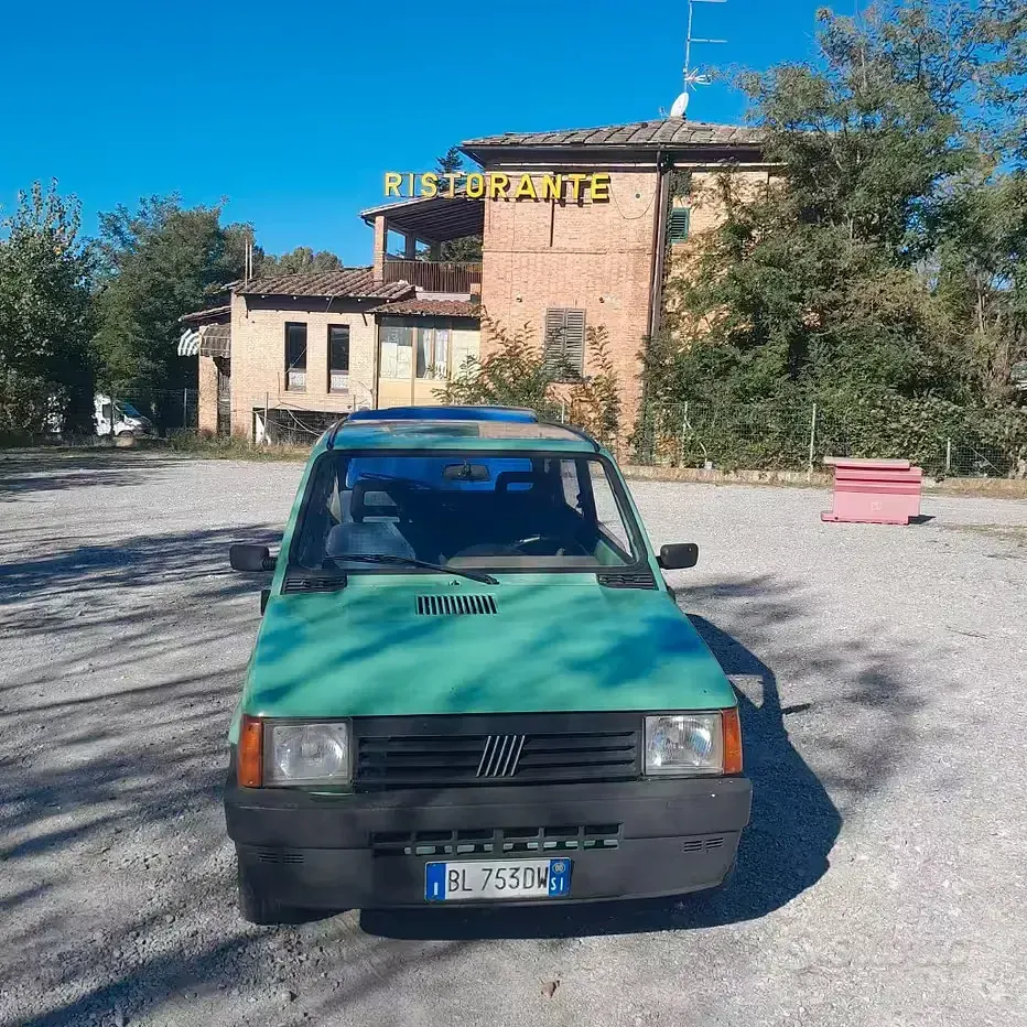 Usata Fiat Panda Young 39 CV (28 kW) 2000 Verde Utilitaria