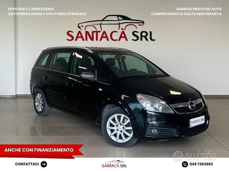 Usata Opel Zafira Cosmo 120 CV (88 kW) 2007 Nero Monovolume