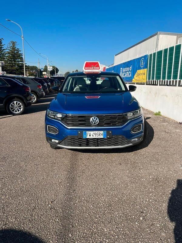 Usata VW T-Roc Advance 150 CV (110 kW) 2019 Blu SUV