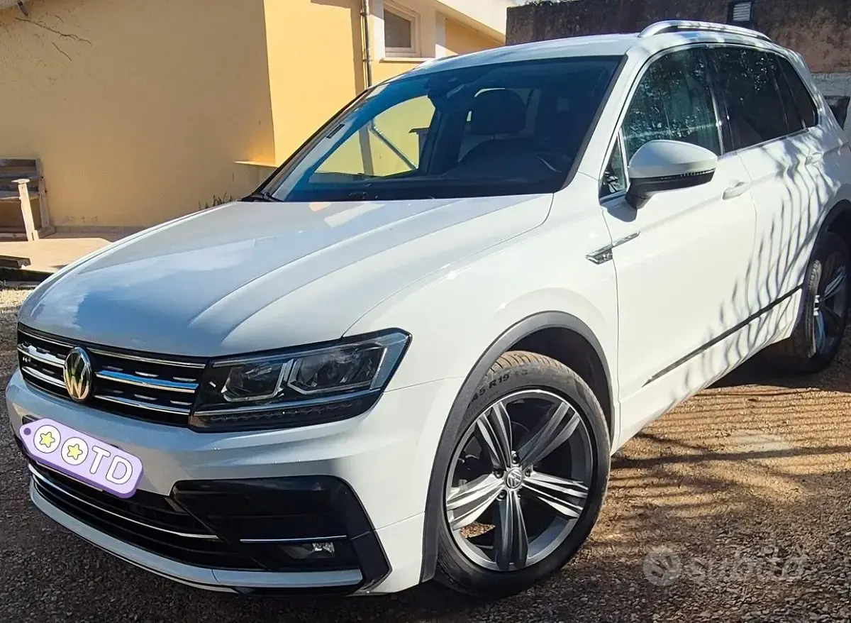 Usata VW Tiguan 150 CV (110 kW) 2019 Bianco SUV
