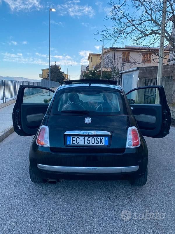Usata Fiat 500 75 CV (55 kW) 2012 Nero Berlina