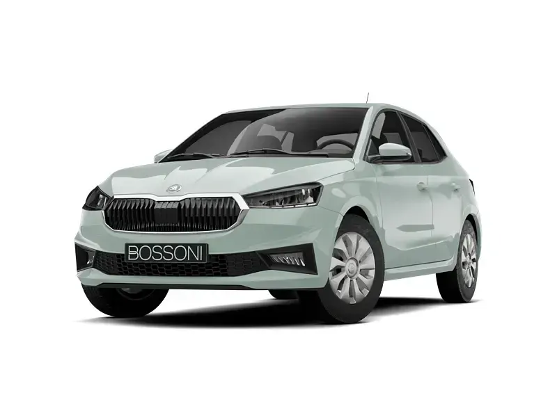 Nuova Skoda Fabia 2026 Verde Utilitaria