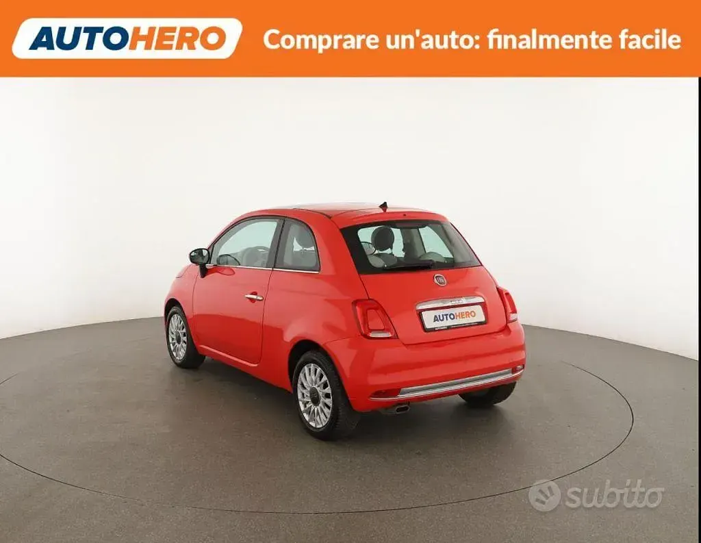 Usata Fiat 500 Lounge 69 CV (50 kW) 2016 Rosso Utilitaria