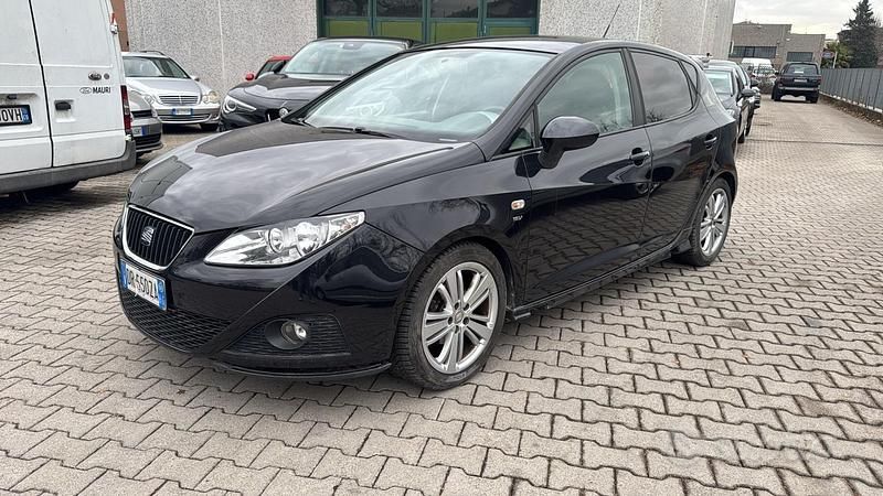 Brugt Seat Ibiza 86 HK (63 kW) 2008 Sort Sedan