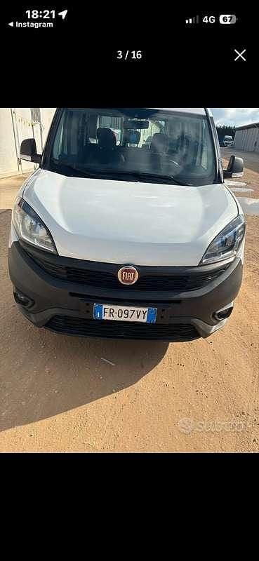 Usata Fiat Doblò 95 CV (69 kW) 2018 Bianco Monovolume