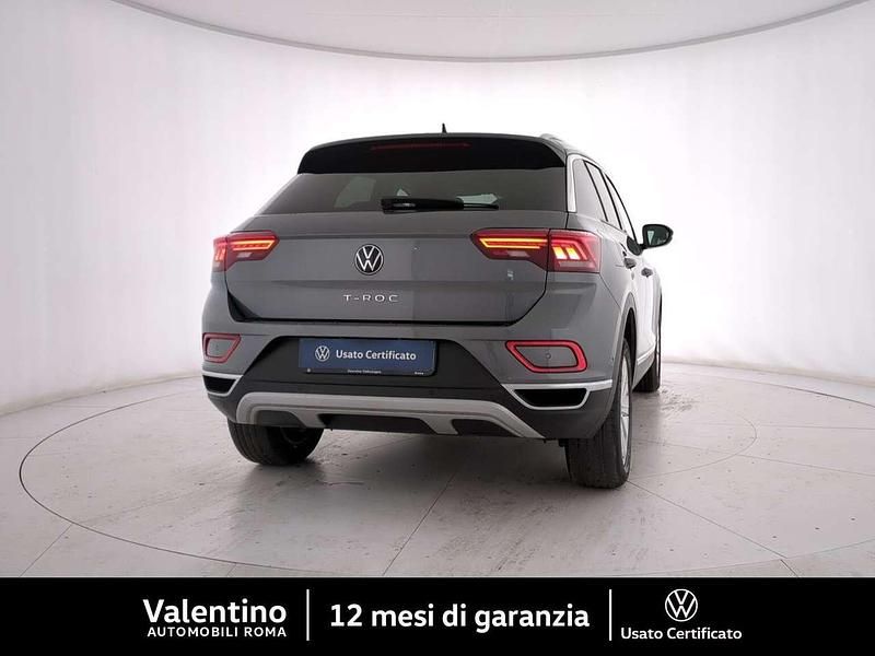 Usata VW T-Roc Style 110 CV (80 kW) 2022 Grigio SUV