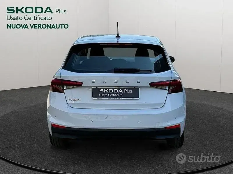 Usata Skoda Fabia Ambition 80 CV (58 kW) 2023 Bianco Utilitaria