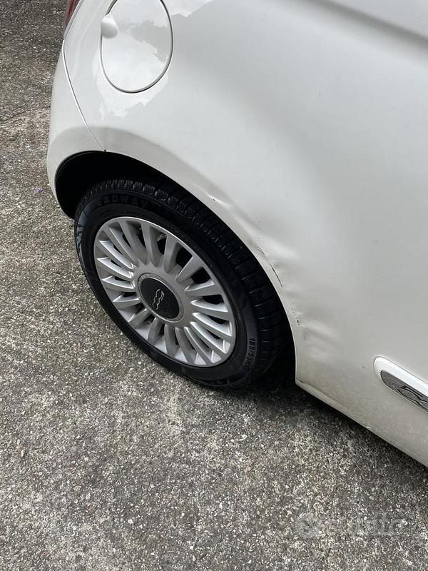 Usata Fiat 500 75 CV (55 kW) 2008 Bianco Utilitaria